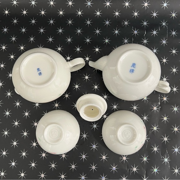 Porcelain Mini Tea Set - Picture 6 of 8
